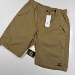CP Company 273A   Bermuda Cargo shorts in Cotton rip- stop in Tree House khaki / 305