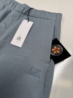 CP Company 046A Bermuda shorts in diagonal fleece - Stormy Weat grey  / 872  - Large / w34”. - Image 2
