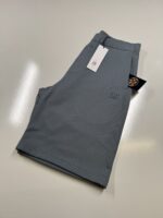 CP Company 046A Bermuda shorts in diagonal fleece - Stormy Weat grey  / 872  - Large / w34”. - Image 5