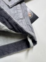 CP COMPANY 203A Lino Wax Overshirt in Limestone - Image 5