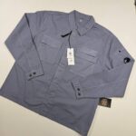 CP COMPANY 128A ORGANIC GABARDINE OVERSHIRT IN LILAC -   XXL / P2P 26”
