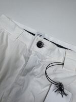 Cp Company 111A Bermuda Cargo Shorts in 50 fili stretch - White - Size 44 / w29” - Image 3