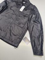 CP COMPANY 203A Lino Wax Overshirt in Black - Image 3