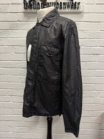 CP COMPANY 203A Lino Wax Overshirt in Black - Image 9