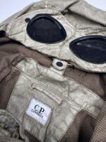 C.P. COMPANY 202A Lino-wax Goggle jacket in - Image 16