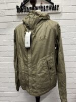 C.P. COMPANY 202A Lino-wax Goggle jacket in - Image 17