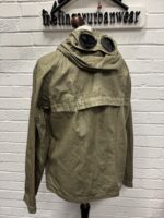 C.P. COMPANY 202A Lino-wax Goggle jacket in - Image 21