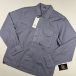 CP COMPANY 235A  popeline pocket long sleeve shirt  in Lavender - Large / p2p 22.5”