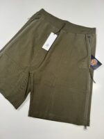 CP COMPANY METROPOLIS 015A PERTEX STRETCH FLEECE MIXED CARGO SHORTS IN