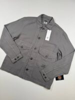 CP Company 242A broken linen/cotton overshirt in Grey