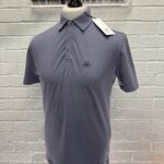 C.P COMPANY 165A REG FIT STRETCH PIQUET POLO SHIRT - LILAC / 774  - Small. / 20” P2P