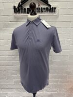 C.P COMPANY 165A REG FIT STRETCH PIQUET POLO SHIRT - LILAC / 774  - Small. / 20” P2P