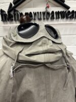 CP Company 217A waterproof goggle jacket in toob two - Vintage khaki / 327 - Image 10