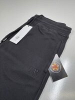 CP COMPANY 100B JOGGING PANT IN COTTON DIAGONAL FLEECE - BLACK / 999 - Image 2