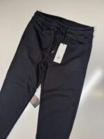 CP COMPANY 100B JOGGING PANT IN COTTON DIAGONAL FLEECE - BLACK / 999 - Image 6