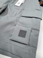 C.P COMPANY 043A METROPOLIS TECNICAL PANAMA BERMUDA CARGO  SHORTS IN GREY - Image 2