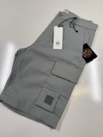 C.P COMPANY 043A METROPOLIS TECNICAL PANAMA BERMUDA CARGO  SHORTS IN GREY - Image 6
