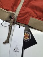 CP Company 296A Flatt Nylon Bomber Jacket in Ketchup   -   Large / 24” p2p - Image 5