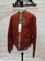 CP Company 296A Flatt Nylon Bomber Jacket in Ketchup   -   Large / 24” p2p - Image 7