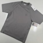 CP COMPANY 020A Metropolis Series Mercerized Jersey Logo T-Shirt In Grey -   XS / P2P 19"