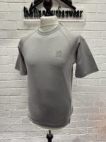 CP COMPANY 020A Metropolis Series Mercerized Jersey Logo T-Shirt In Grey -   XS / P2P 19" - Image 5