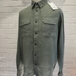 CP Company 250A Long sleeve Linen Shirt in