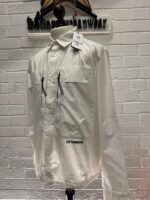 CP COMPANY 276A popeline pocket long sleeve shirt  in White  -  Large / p2p 23” - Image 5
