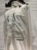 CP COMPANY 276A popeline pocket long sleeve shirt  in White  -  Large / p2p 23” - Image 6
