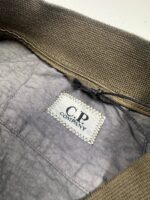 CP Company 296A Flatt Nylon Bomber Jacket in Smoked Pear - Image 3