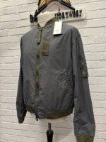 CP Company 296A Flatt Nylon Bomber Jacket in Smoked Pear - Image 6