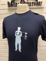 CP COMPANY 171A Indigo Jersey T-shirt in Navy   •  XS / P2P 19”