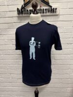 CP COMPANY 171A Indigo Jersey T-shirt in Navy   •  XS / P2P 19” - Image 4