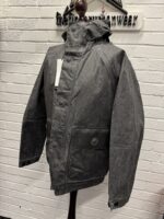 CP Company 217A waterproof goggle jacket in toob two - Raven Grey / 985 - Image 9