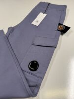 CP COMPANY 017A DIAGONAL RAISED FLEECE JOGGING PANTS IN LAVENDER - Image 2
