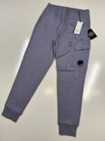 CP COMPANY 017A DIAGONAL RAISED FLEECE JOGGING PANTS IN LAVENDER - Image 4