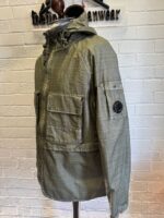 CP Company 222A Rafia Hooded jacket in Green -  Large. / 23” p2p - Image 2