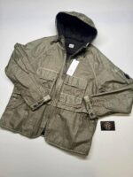 CP Company 222A Rafia Hooded jacket in Green -  Large. / 23” p2p