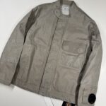 CP Company 218A waterproof bomber jacket in blue toob two - Vintage Khaki  -   XL  / P2P 25”