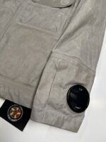 CP Company 218A waterproof bomber jacket in blue toob two - Vintage Khaki  -   XL  / P2P 25” - Image 2