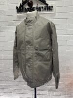CP Company 218A waterproof bomber jacket in blue toob two - Vintage Khaki  -   XL  / P2P 25” - Image 5