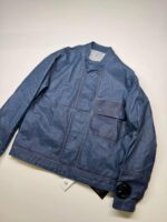 CP Company 218A waterproof bomber jacket in blue toob two - Large / P2P 24”