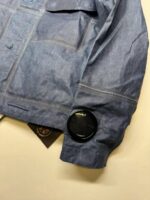 CP Company 218A waterproof bomber jacket in blue toob two - Large / P2P 24” - Image 3