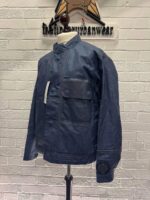 CP Company 218A waterproof bomber jacket in blue toob two - Large / P2P 24” - Image 4