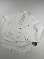 CP Company 207A Cotton/Linen overshirt in White