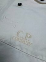 CP Company 207A Cotton/Linen overshirt in White - Image 2