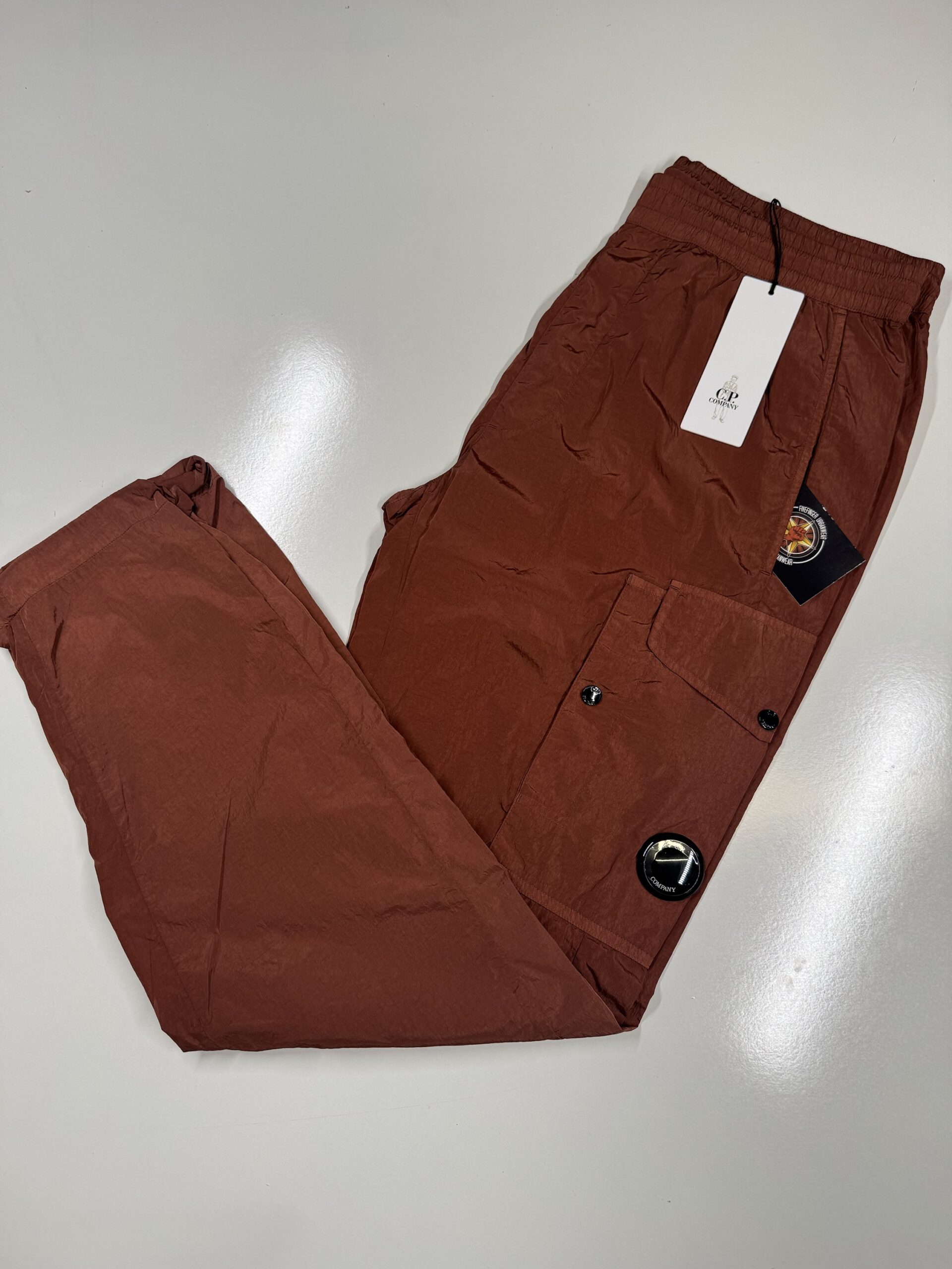 img_9414-5 Cp Company 062A Cargo Pants in Chrome-R - Sabre Bromze Brown - Size 48 / w32” - Image 1