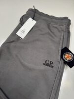CP COMPANY 100B JOGGING PANT IN COTTON DIAGONAL FLEECE - DK GREY  / 935 - Image 2