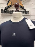 CP Company 088A Mercerized Light Jersey 70/2 T-Shirt -Navy - Image 2