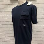 CP COMPANY 211A  Jersey 20/1 T-shirt in Navy  •