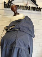 CP Company 297A Flatt Nylon Cuff Logo Jacket in India ink blue  -   Large / P2P 22.5” - Image 9